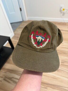 Vintage SCI Aspen Olive Adjustable Hat – Size Adjustable